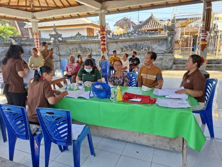 Prima Lansia, Posyandu, dan Balita Mawar 3 Banjar Dinas Pasar