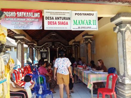 Posyandu Balita Mawar 2 yang bertempat di Banjar Dinas Labak